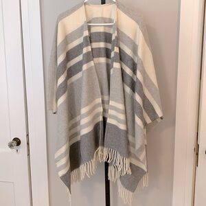 Banana Republic blanket poncho